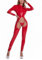 Leder Bodysuit Damen Sexy Dessous Leder Jumpsuit Damen Wetlook Catsuit mit Reißverschluss Lackleder Langarm ouvert bodysuit wetlook sexy frauen Latex Catsuit Lack Leder Overall Jumpsuit Clubwear 3XL