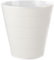WY8 Plastic Paper Bin 10L - Round Plastic Waste Paper Basket Trash Can Lightweight, Open-Top Design, Ideal Paper Bin for Home Office Kitchen (White)