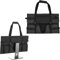 Sonhomay Monitor Storage Bag Portable Home Computer Monitor Carrying Bag Protective Carrying Case for 24in LCD Screens and Monitors