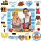 POPOYU Oktoberfest Foto Requisiten Fotobox,Oktoberfest Aufblasbarer Fotorahmen 29 Stück Oktoberfest Accessoires,Bayern Flagge Wiesn Foto Accessoires für Deutsches Bier Festival Oktoberfest Foto Booth