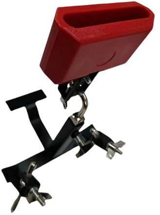 Dickly Trommel Pedal Befestigung Cowbell Clamp Percussion Pedal Montieren Percussion Halter für Trommel, mit Kuhglocke