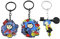 3 Pcs Porte Clés Coralines and The Secret Door Cartoon Coralines Figurine Keychain Pendentifs Coralines Métal Porte Clef Coralines Decoration