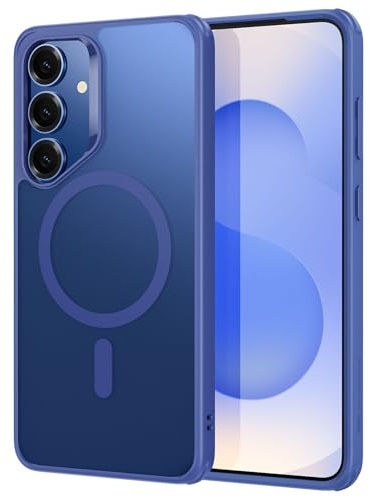 ESR für Samsung Galaxy S25 Plus Hülle für MagSafe, Klares Blau | Vergilbungsschutz, Ultraskinny, 3X Militär-Sturzschutz, Magnetische Handyhülle, Stoßdämpfend, Kratzfest