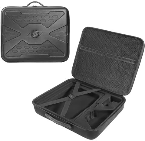 EUGOOCX Hard Travel Case for Starlink Mini Dish, Waterproof Shockproof Hard Carrying Case for Store Mini Starlink, Kickstand, Pipe Adapter, Cables, Power Supply Accessories