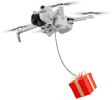 Système de Largage de Drone pour DJI Mini 4 Pro, Dispositif de Largage de Charge Aérienne, Lanceur de Largage d'Air pour Scène de Mariage, Appât de Pêche