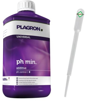 Weedness Plagron pH- Minus 5 Liter Flüssig - ph-senker Dünger Pflanzen Grow Anbau Indoor Down Granulat Tomaten Rasen Orchideen
