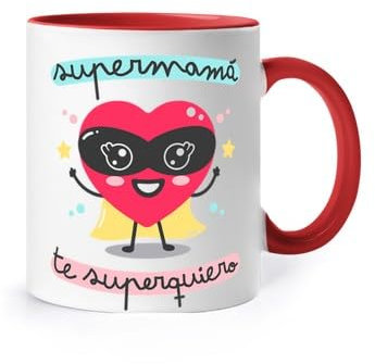 latostadora Tazas De Cafe Dia De La Madre Regalos Originales Para Mujer - Tazas Originales Para Regalar - Taza Mama Regalo Madre - Regalo Navidad Madre Mama - Te Quiero Supermamá