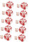 ULTECHNOVO 1Juego Placas Desechables de Halloween con Diseño de de Set de Incluye Vasos y Platos de Decoración Creativa para Fiestas
