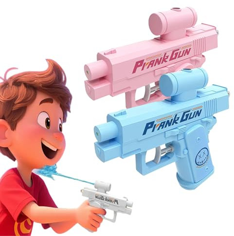 Prank Water Gun, Trap Attack! Double-Sided Surprise Splash Gun, Party Game Must-Have, Family Fun, Outdoor Chase Toy (2pcs B)