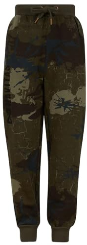 Navitas Kids Camo Identity Joggers - Youth Fishing Tracksuit Bottoms, Fleece Sweatpants with Pockets & Elastic Drawstring Waist - Comfortable & Durable Cotton Blend Children’s Activewear Lounge Pants