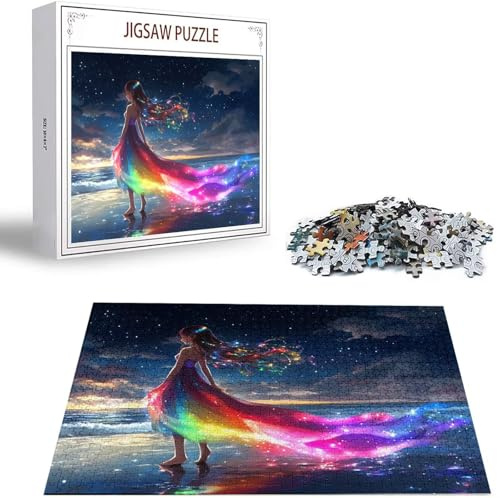 Traum Puzzle 6000 Teile Mädchen Puzzle Erwachsene, Holzpuzzle Klassische Puzzles, Jigsaw Puzzles für Erwachsene, Premium Quality Klassische Jigsaw, Geschicklichkeitsspiel für die Ganze Familie H-1584