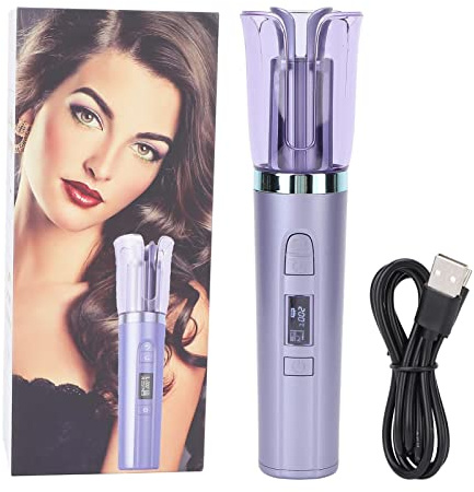 Bigoudi automatique USB sans fil Intelligent en céramique fer à friser les cheveux baguette avec écran LCD pour coiffer les cheveux