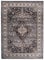 Carpeto Orientteppich Teppich Grau 120 x 170 cm Medaillon Klassisch Muster - Wohnzimmer Schlafzimmer Esszimmer