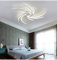 NEU 2042=3 LED Deckenleuchte mit Fernbedienung Lichtfarbe/ Helligkeit einstellbar dimmbar LED Lampe weiß lackierter Metallrahmen Modernes Design Energieeffizienzklasse: A+ Modern (2042-3)