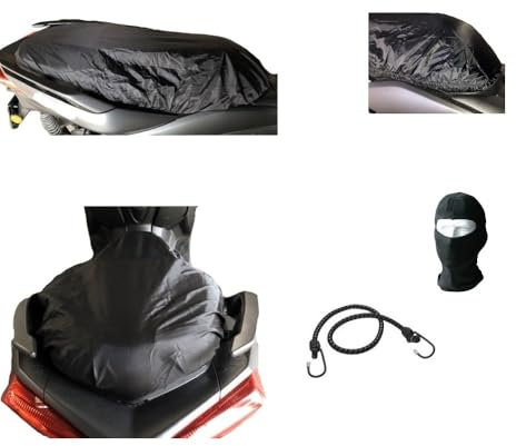 para Honda CRF 450 X Enduro 2012-2019 Funda de sillín Impermeable Tejido Oxford Talla XL Universal 120 x 75 cm Cubierta para sillín Negro