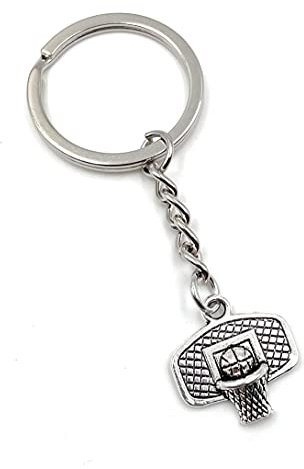 Onwomania - Basketball dunking Porte-clés - porte-bonheur en métal idéal comme cadeau, par exemple pour le meilleur ami, le meilleur ami, maman - pour hommes, femmes et enfants
