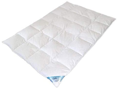 TM Maxx Hochklassige Kassetten Daunendecke Daunen Bettdecke Steppbett ⁕ Verschiedene Größen (135x200 cm, 1600g ⁕ 60% Daunen ⁕ 40% Federn)