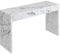 Convenience Concepts Northfield Hall Console Table/Desk, White Faux Marble