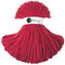 Bobbiny Jumbo Makramee-Schnur, geflochten, 9 mm, klassisches Rot, 100 m