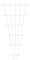 TrendLine Rosenspalier weiß 150 x 75 cm Spaliere
