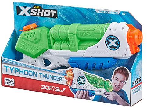 ZURU X-SHOT Typhoon Thunder - Long distance Water gun