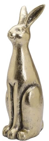 Goldener Osterhase aus Keramik 33 cm Edler Osterhase Osterdeko Deko Hase