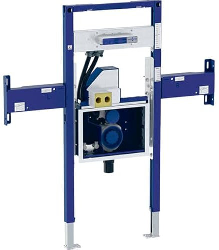 Geberit Duofix Element für Geberit ONE Waschtisch und Geberit ONE Wandarmatur, teilhoch, mit UP-Drehgeruchsverschluss, mit UP-Clou, 111.092.00.1, Ausführung: Breite 95 cm