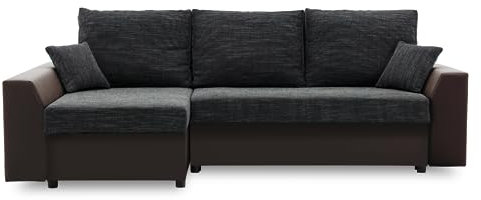 Eckcouch Paul 1 PRO mit Bettkasten! Best! Wohnzimmer möbel mit schlaffunktion. Polstermöbel, bequem schlafcouch. (LAWA 14 + REAL 66)