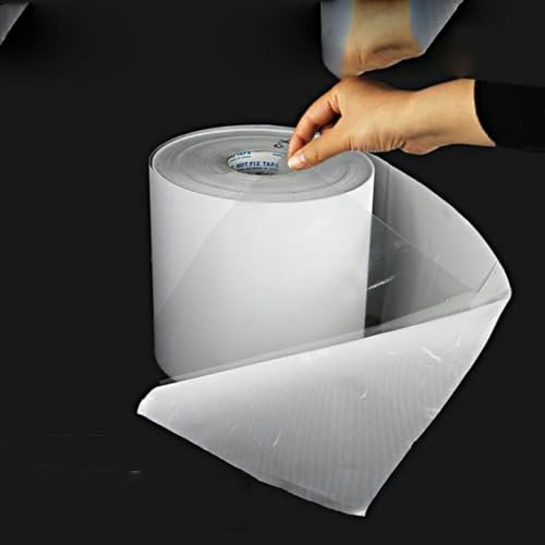 32 cm breites Hot-Fix-Papierband zum Aufbügeln auf Wärmeübertragungsfolie, superklebende Strasssteine auf Kleidungsstücken, Länge 8 m