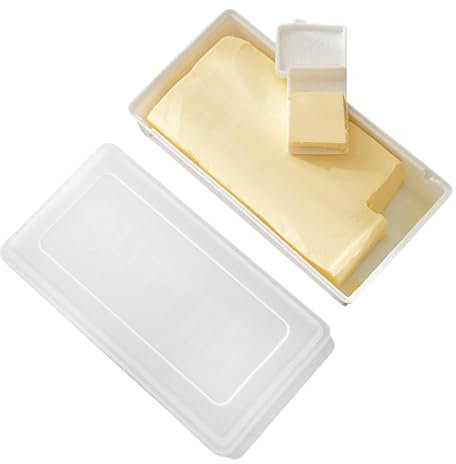Beurrier avec couvercle, boîte à fromage anti-fuite avec cutter, boîte pour beurre et fromage, boîte à beurre multifonctionnelle pour hôtel, restaurant, boulangerie, beurrier sur le plan de travail