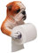 GNbow Porte-Rouleau de Papier Toilette for Chien, Distributeur de Papier Toilette, décoration Murale de Salle de Bains, Facile à Installer sans poinçonnage