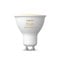 Philips Hue White Ambiance Ampoule LED connectée, culot GU10, 400 lumens, Compatible Bluetooth, fonctionne avec Alexa, Google Assistant et Apple HomeKit. Pour salon, chambre et éclairage intérieur