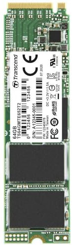 Transcend MTE652T2 64GB Interne M.2 PCIe NVMe SSD 2280 PCIe NVMe 3.0 x4 Industrial TS64GMTE652T2