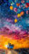 Diamond Painting Ballon Diamond Painting Erwachsene groß xxl 100x200cm Diamant Painting Bilder Set, 5D Diamond Painting Bemalt, DIY Cross Stickerei Diamond-Painting Basteln für Wandzimmer Deko 4-1