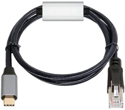CY Cavo Cavo da USB-C a Ethernet Cavo da USB Type-C a RJ45 maschio Rete LAN Gigabit 1000Mbps direttamente collegata compatibile con Thunderbolt3