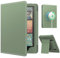 MoKo Funda Magnético para 7/6,8 Kindle Paperwhite Signature Edition(12ª/11ª Gen-2024/2022) y Kindle Colorsoft, Compatible con iPhone Magsafe para Samsung/Anker Carga Inalámbrica, Celadon