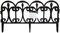 ADEPTNA 8 Pack Garden Decorative Fence Edging Border Lawn Edging Plastic Picket Fence Barrier Lawn for Decorative Flowerbed Pathways Tree Pond Detachable – Total Length Apprx.15ft
