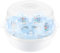 Microwave Baby Bottle Steriliser - Pacifier Draining Tray, Household Tableware Organiser | Bottle Steam Cleaner With Lid For Toddler, Steam Sanitiser For Breastfeeding Tools, Kids Feeding Items