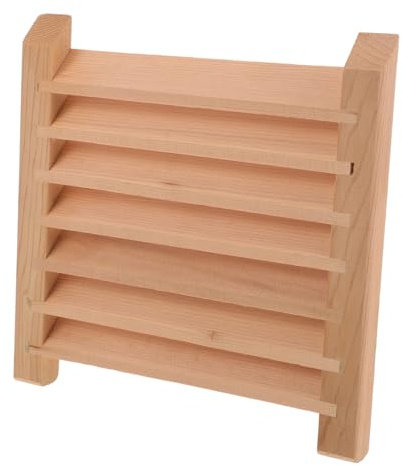 ORFOFE Sauna Lüftungspanel für Saunaraum und Dampfraum Braun