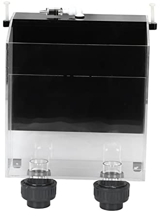 Pssopp Aquarium-Überlaufbox, Acryl-Wassersiphonfilter für Aquarien, Geräuschloser Betrieb, 5000 L/h Durchflussrate, Ideal für Wasserpflanzen und Fische