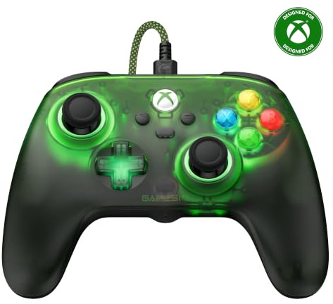GameSir T7 Pro Mando con cable Xbox/PC – Verde retro, Efecto Hall, RGB