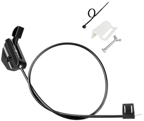 Generic Lawns Spreader Control Cable Assembly Weather Resistant PVC for Garden Tool Easy Installation Tool-Free Installation