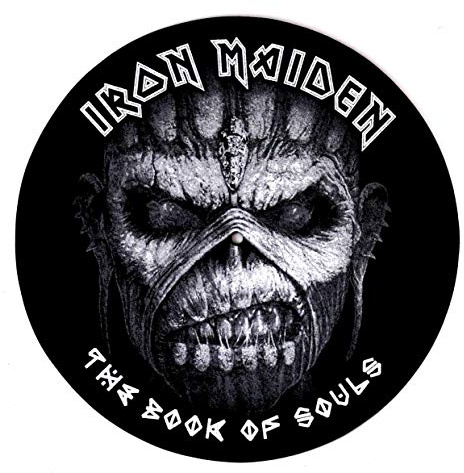 Iron Maiden The Book Of Souls Turntable Slipmat Set (One Size) (Black)