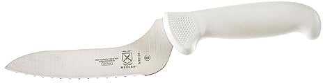 Mercer Culinary M18134 Ultimate Offset Bread Sandwich Knife, 6 Inch, White, Stainless Steel