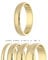 Treuheld® Ring aus 925 Sterling Silber - Gold - Ringgröße 58 - Breite 2mm - Damen & Herren - glänzend - Freundschaftsring Verlobungsring Ehering