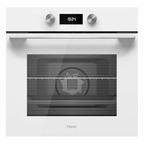 Teka, Horno Pirolítico Multifunción, Urban Colors Edition, Modelo HLB 8400 P, SurroundTemp 8 funciones de cocinado, Eficiencia energética A+, Blanco, 59.5 x 59.5 x 55.9 cm
