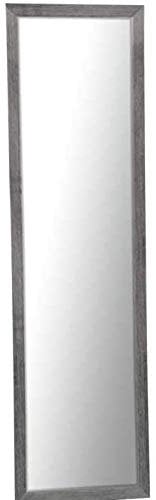 GICOS IMPORT EXPORT SRL Specchio Rettangolare da Parete Struttura in Legno Colore Olmo Scuro 34 * 2 * 125 cm TCO-796449