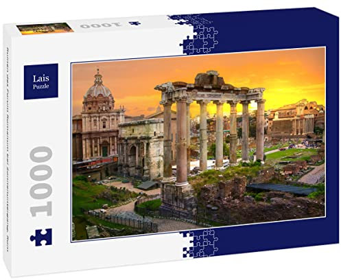 Lais Puzzle Ruinen des Forum Romanum bei Sonnenuntergang, Rom 1000 Teile