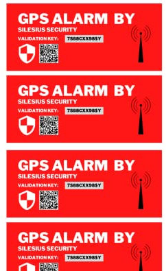 4 STÜCK GPS Sticker für Fahrrad E Scooter Wegfahrsperre Bike Diebstahlschutz Sicherung Sticker Wetterfest Anti Diebstahl Aufkleber