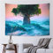 YYRAIN Lakeside Rainbow Tapisserie Dekoration Bettwäsche Tapisserie Hotel Cafe Wandbehang Studie Hintergrund Tuch 59x78.7 Inch{150x200cm}
